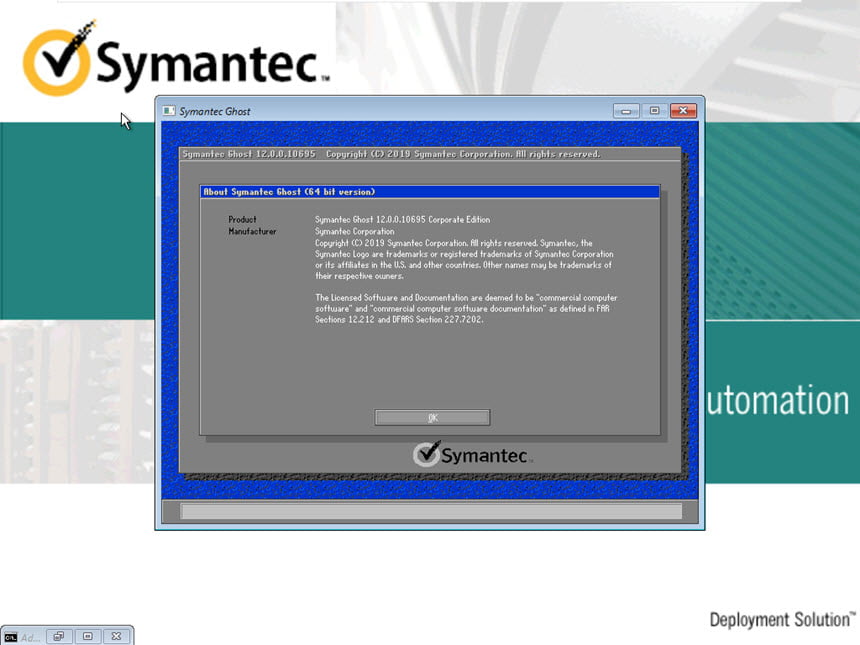 Symantec Ghost 12 ล่าสุด โปรแกรมโกสวินโดว์