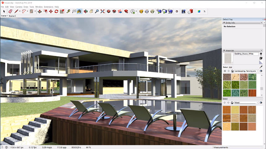 Ambient Occlusion Ex 3 for Sketchup 2022 ล่าสุด ปลั๊กอินเรนเดอร์ โปรแกรม