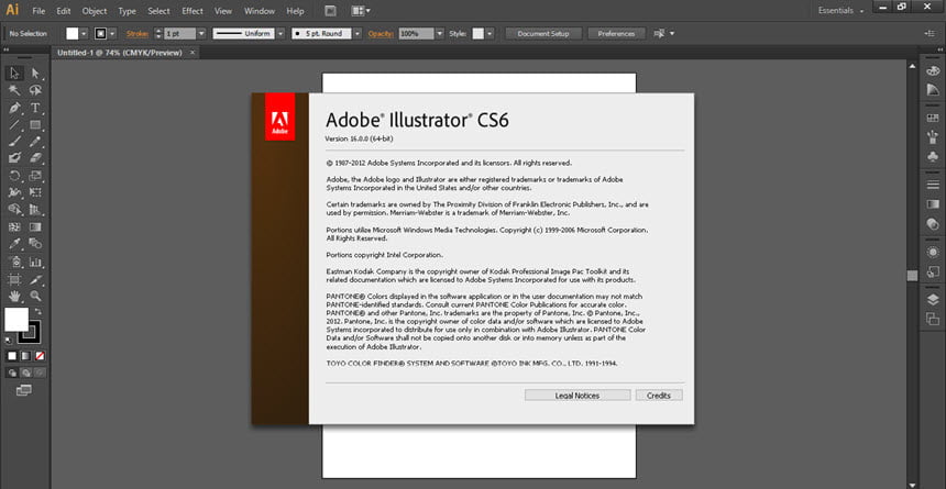 Adobe Illustrator CS6 โปรแกรมทำกราฟิก พร้อมวิธีติดตั้ง ล่าสุด