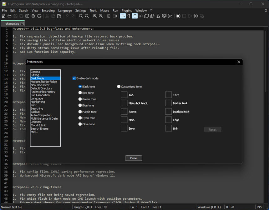 Notepad++ 8 ล่าสุด โปรแกรมแก้ไขข้อความ ฟรี
