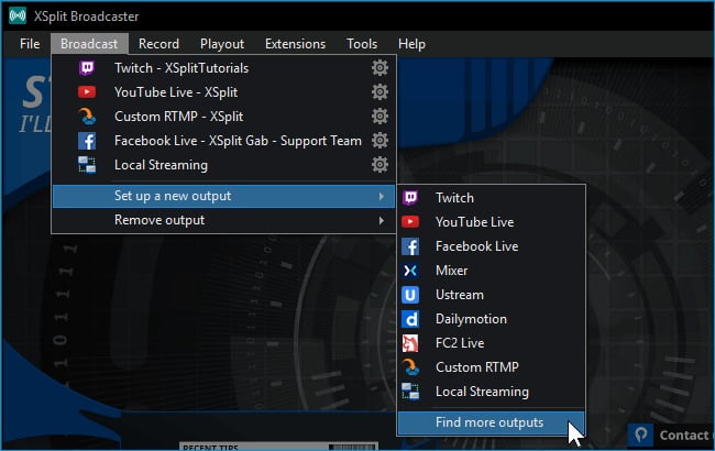 XSplit Broadcaster Premium / Gamecaster Studio 3.5 โปรแกรม Live Streaming ฟรี