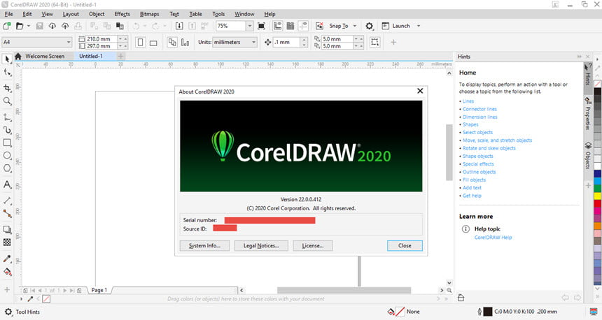 CorelDRAW Graphics Suite 2020 ล่าสุด โปรแกรมออกแบบกราฟิก พร้อมวิธีติดตั้ง ฟรี