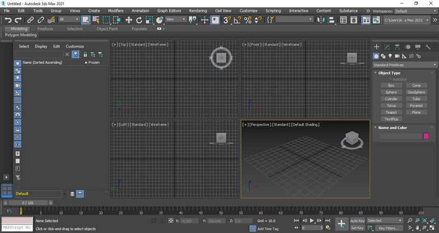 Autodesk 3DS MAX 2021 ล่าสุด (x64) โปรแกรมออกแบบ 3D