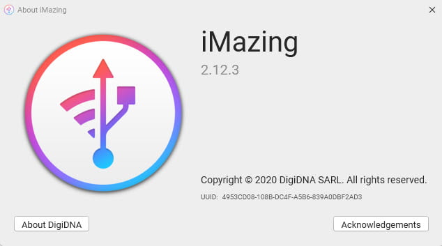 DigiDNA iMazing 2 ล่าสุด โปรแกรมจัดการอุปกรณ์ iOS iPad iPhone ฟรี