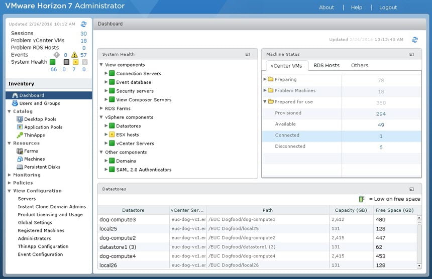 VMware Horizon 8 ล่าสุด Enterprise Edition โปรแกรม Virtual Desktop Infrastructure