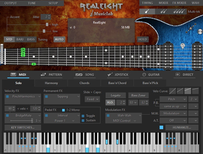 MusicLab Bundle (RealEight / RealGuitar / RealLPC / RealRick / RealStrat) โปรแกรมจำลองกีตาร์ ฟรี