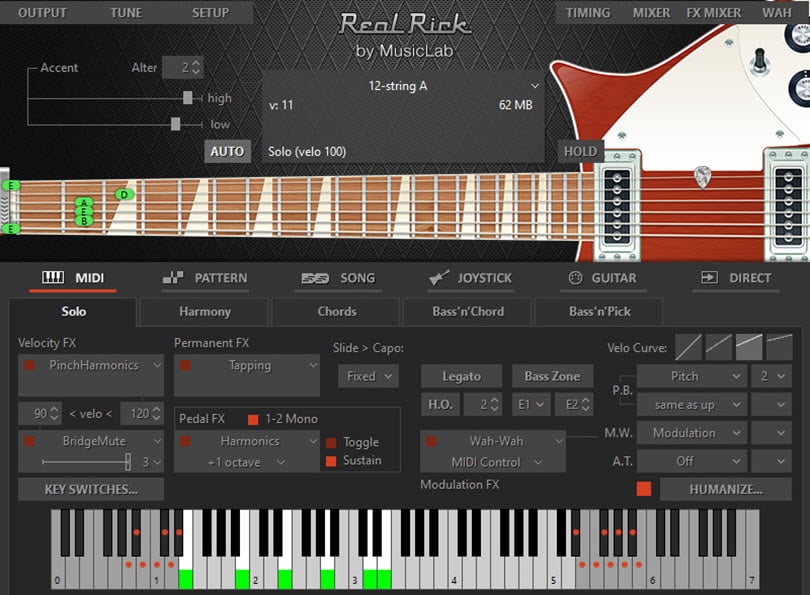 MusicLab Bundle (RealEight / RealGuitar / RealLPC / RealRick / RealStrat) โปรแกรมจำลองกีตาร์ ฟรี