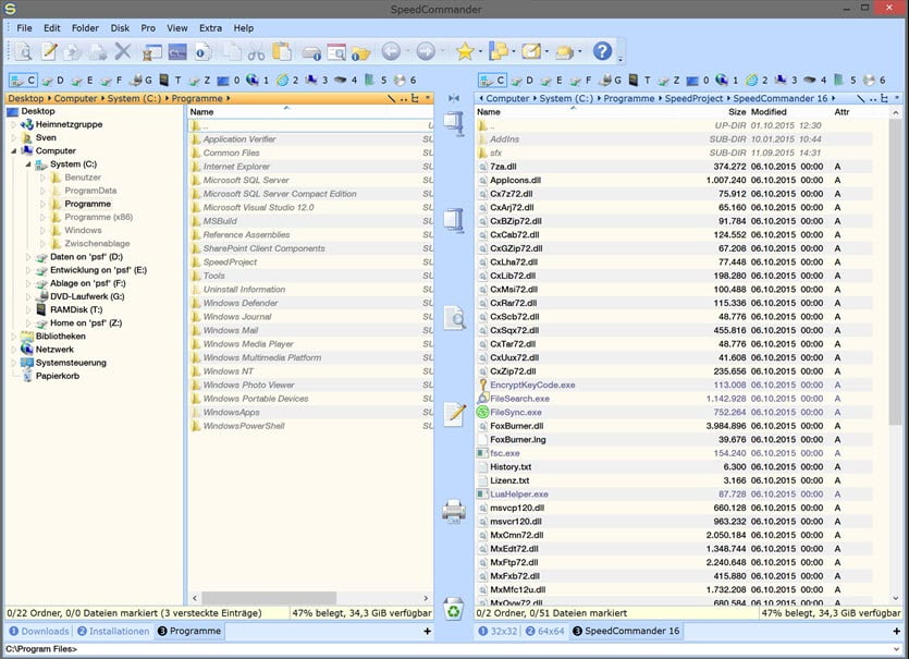 SpeedCommander Pro 18.50 โปรแกรมจัดการไฟล์ อเนกประสงค์ ฟรี