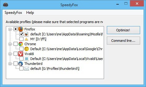 SpeedyFox (Win/macOS) โปรแกรมเร่งความเร็ว Chrome, FireFox ลิ้งค์ตรง ฟรี ล่าสุด