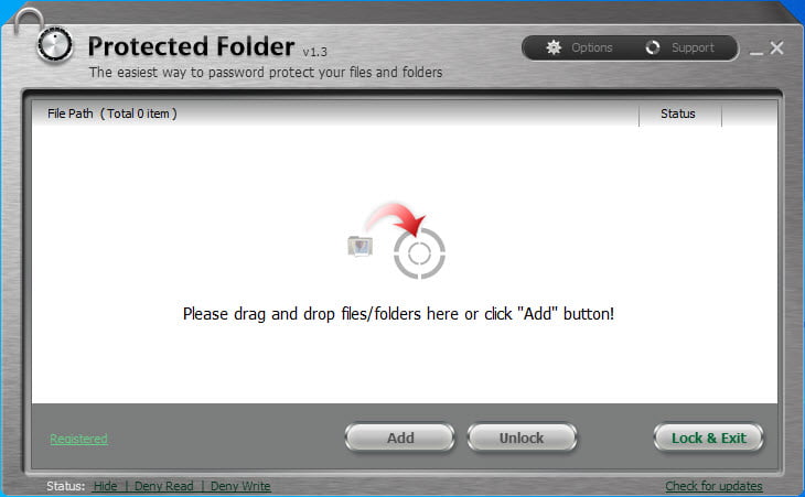 Iobit Protected Folder 1 ล่าสุด โปรแกรมใส่รหัส ล็อคไฟล์ โฟลเดอร์ ฟรี