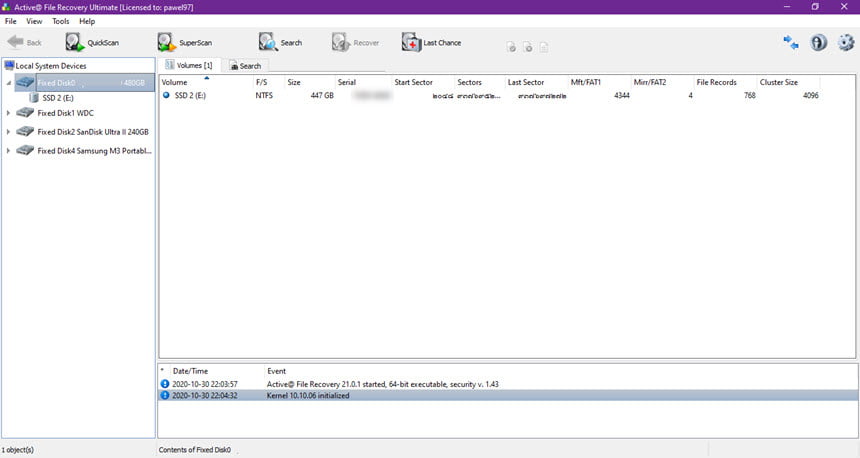 Active File Recovery 26 ล่าสุด โปรแกรมกู้คืนข้อมูลระดับมืออาชีพ