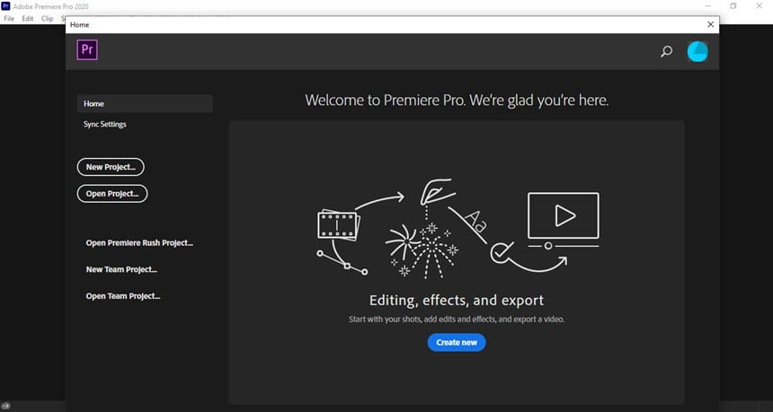 Adobe Premiere Pro CC 2020 ล่าสุด (x64) โปรแกรมตัดต่อวิดีโอ