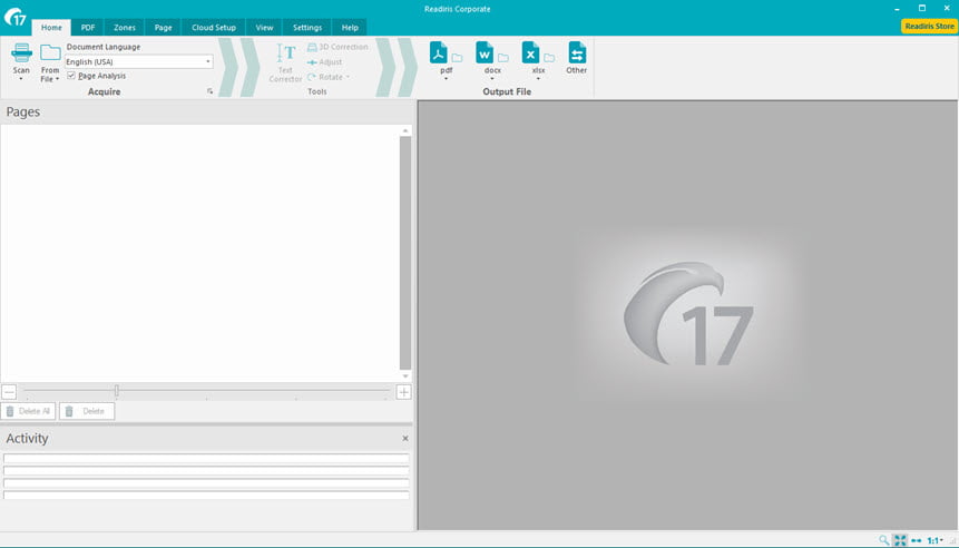Readiris Corporate 17 ล่าสุด โปรแกรมจัดการไฟล์ PDF / แปลง PDF เป็นข้อความ