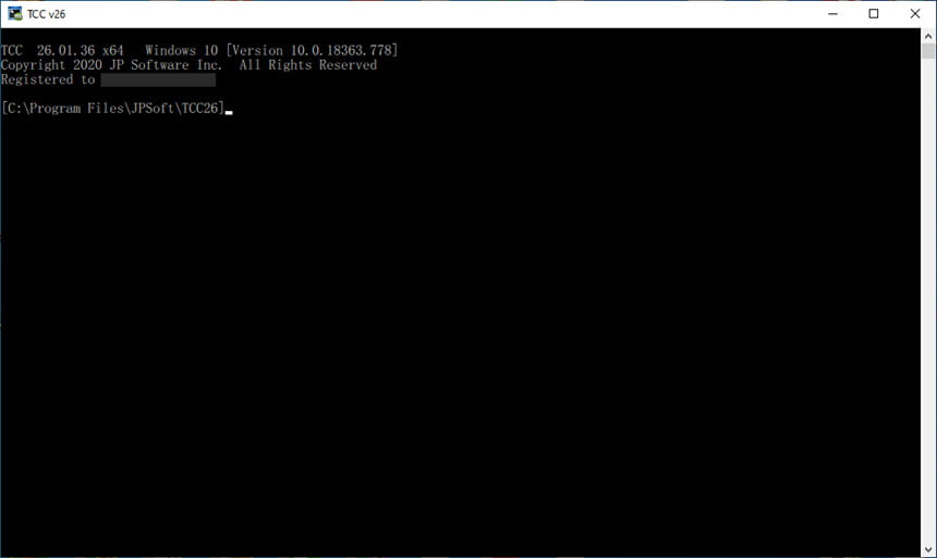 JP Software Take Command / CMDebug / TCC (x64) โปรแกรมพิมพ์คำสั่ง Command Line ขั้นสูง ฟรี ล่าสุด