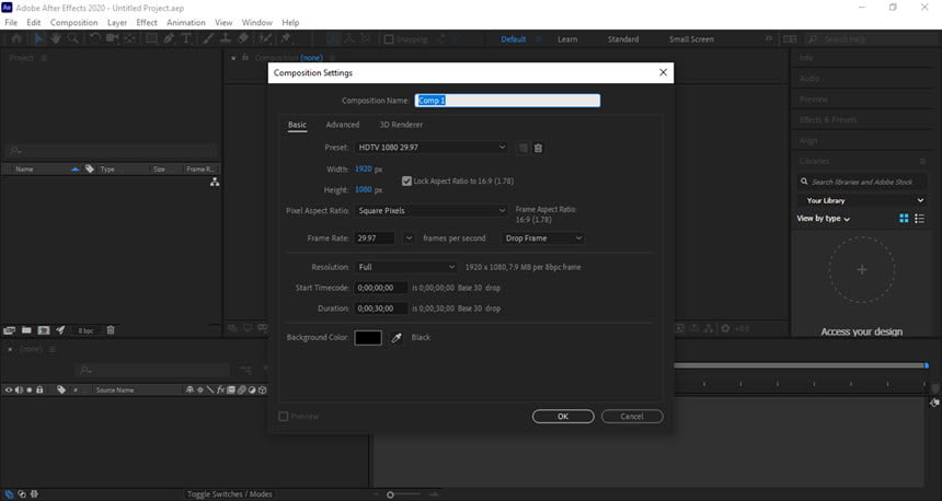 Adobe After Effects CC 2020 ล่าสุด (x64) โปรแกรมตัดต่อวิดีโอ สร้าง CG ฟรี