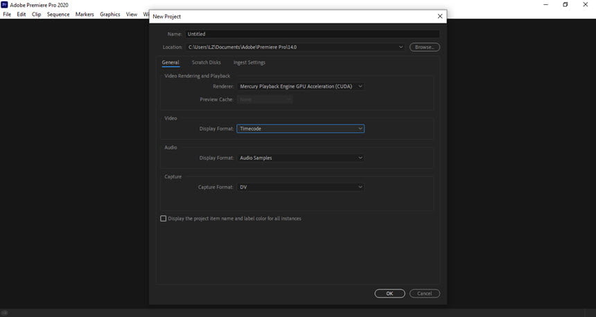 Adobe Premiere Pro CC 2020 ล่าสุด (x64) โปรแกรมตัดต่อวิดีโอ