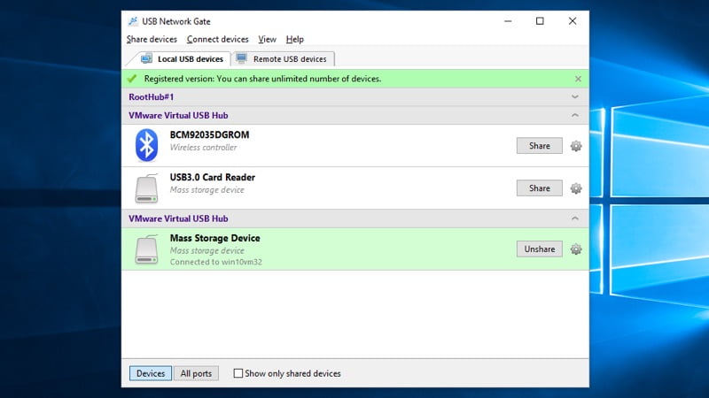 Eltima USB Network Gate 11 ล่าสุด โปรแกรมแชร์ USB ผ่านเครือข่ายอัจฉริยะ
