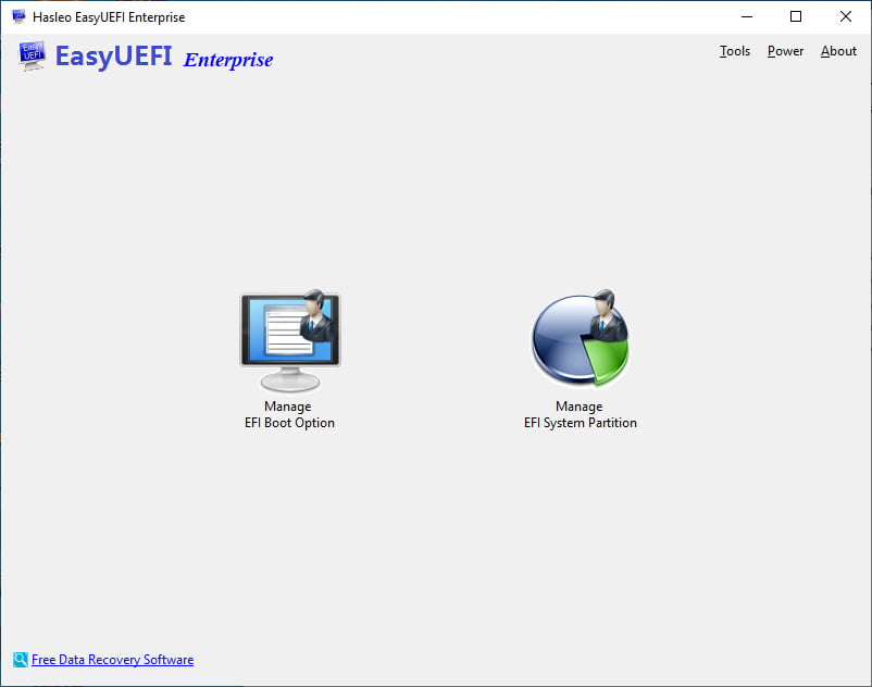 EasyUEFI Enterprise 6 ล่าสุด + WinPE โปรแกรมจัดการเมนูบูต EFI/UEFI