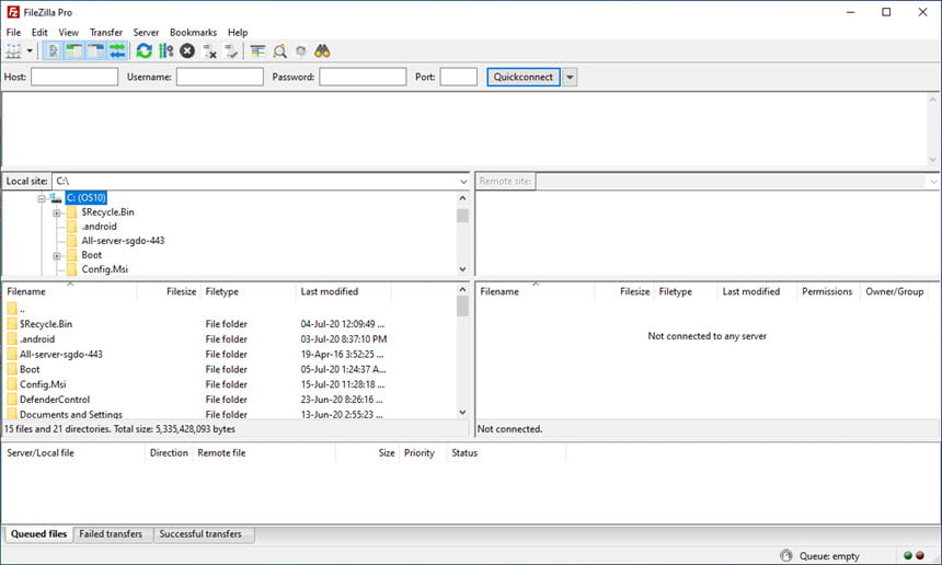 FileZilla Pro 3 ล่าสุด + Portable โปรแกรมรับส่งไฟล์ผ่าน FTP และ Cloud