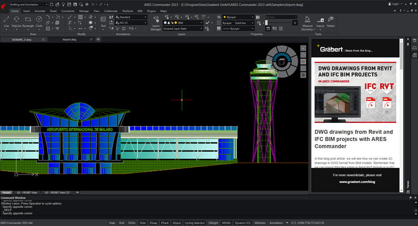 ARES Commander 2024 ล่าสุด.3 โปรแกรมแก้ไขไฟล์ CAD