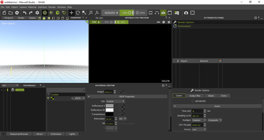 NextLimit Maxwell 5 ล่าสุด Studio พร้อม All Plugin .XX โปรแกรมเรนเดอร์ 3D