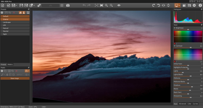 SNS-HDR Professional 2 ล่าสุด (x64) โปรแกรม แต่งรูปภาพ HDR ฟรี