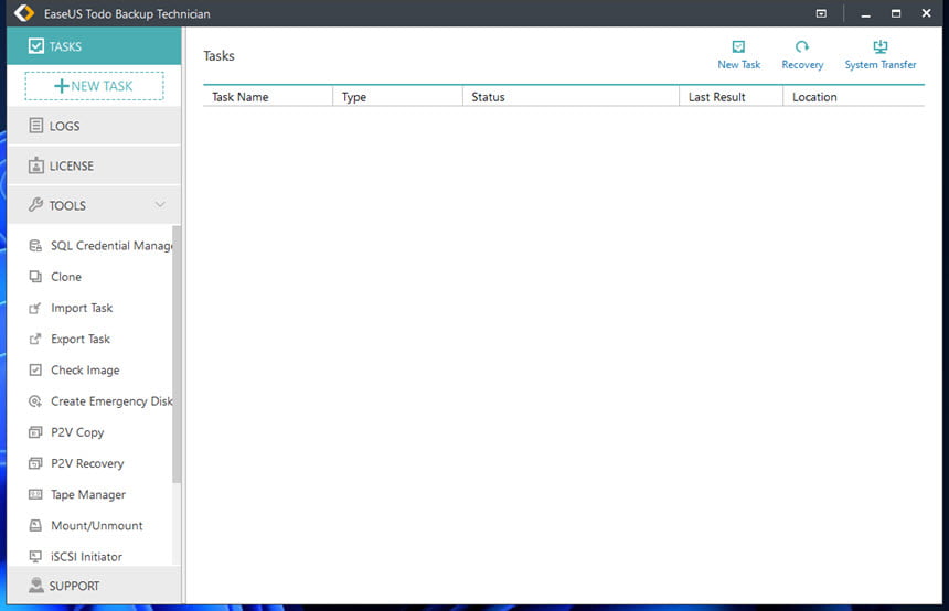 EaseUS Todo Backup 16 ล่าสุด โปรแกรมสำรองข้อมูล