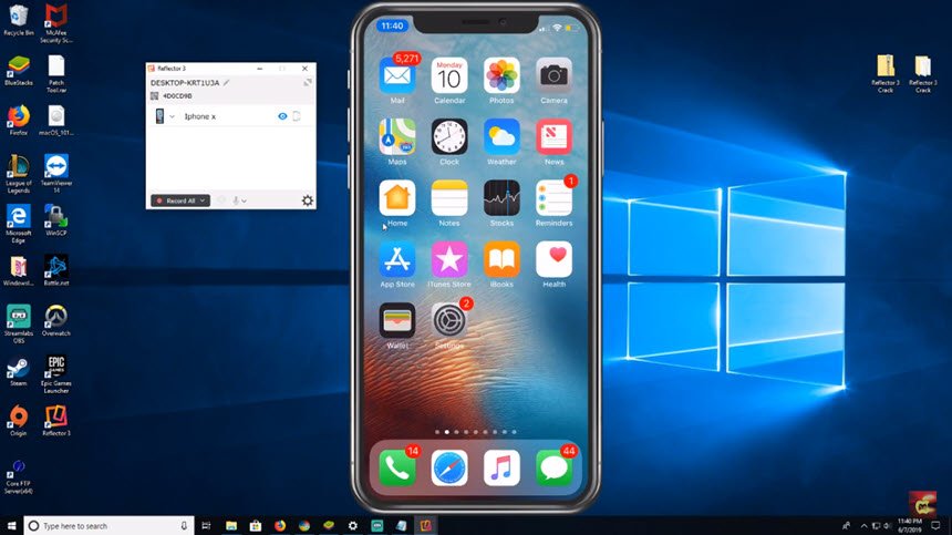 Squirrels Reflector 4 ล่าสุด โปรแกรมสตรีมหน้าจอมือถือ ขึ้น PC