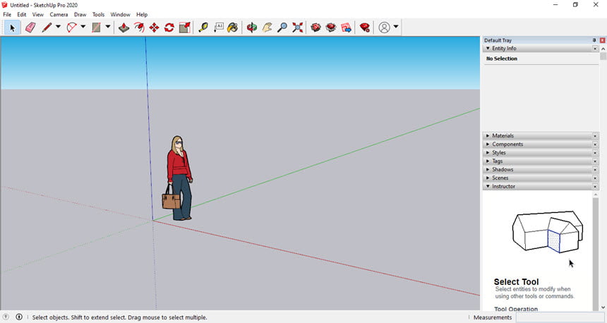 SketchUp Pro 2020 ล่าสุด (Win/macOS) โปรแกรมออกแบบบ้าน