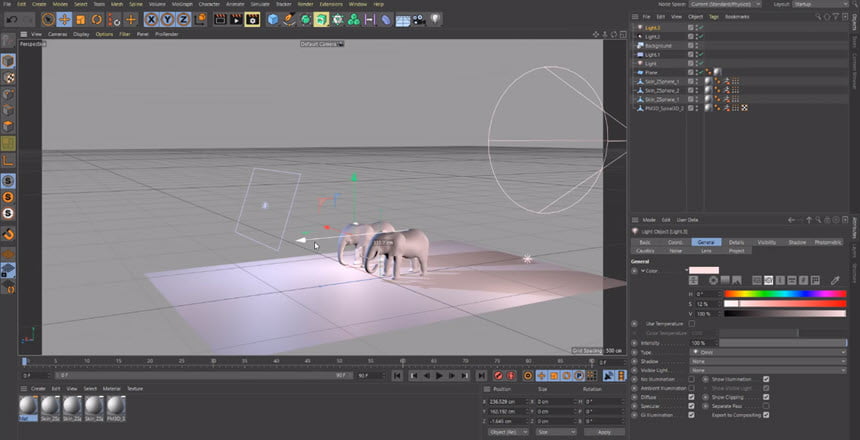 Maxon CINEMA 4D Studio S22.114 โปรแกรมออกแบบโมเดล 3D / Render 3D ฟรี