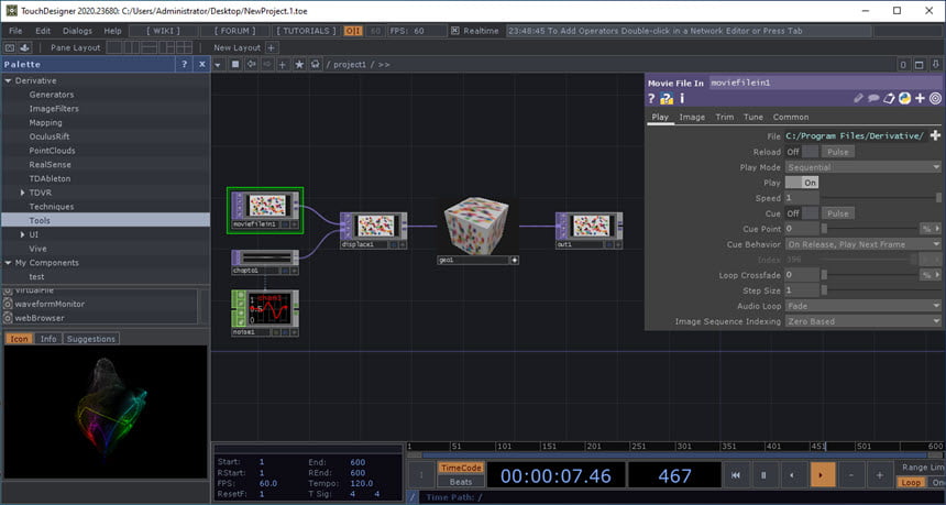 TouchDesigner Pro โปรแกรม Visual Development Platform ฟรี ล่าสุด