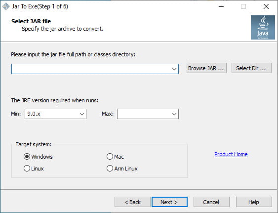 Jar2Exe 2 ล่าสุด โปรแกรมแปลง jar เป็น Exe
