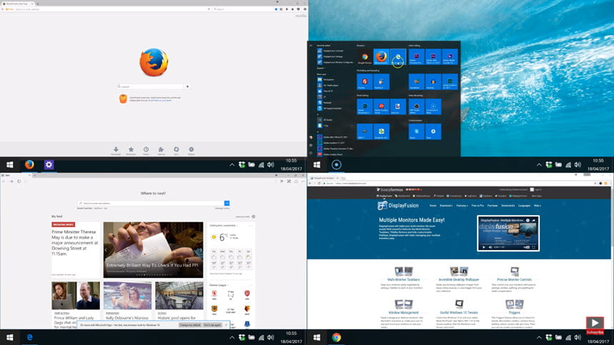 DisplayFusion Pro 12 ล่าสุด โปรแกรมจัดการหน้าจอแบบหลายจอ (Multi-Monitor)