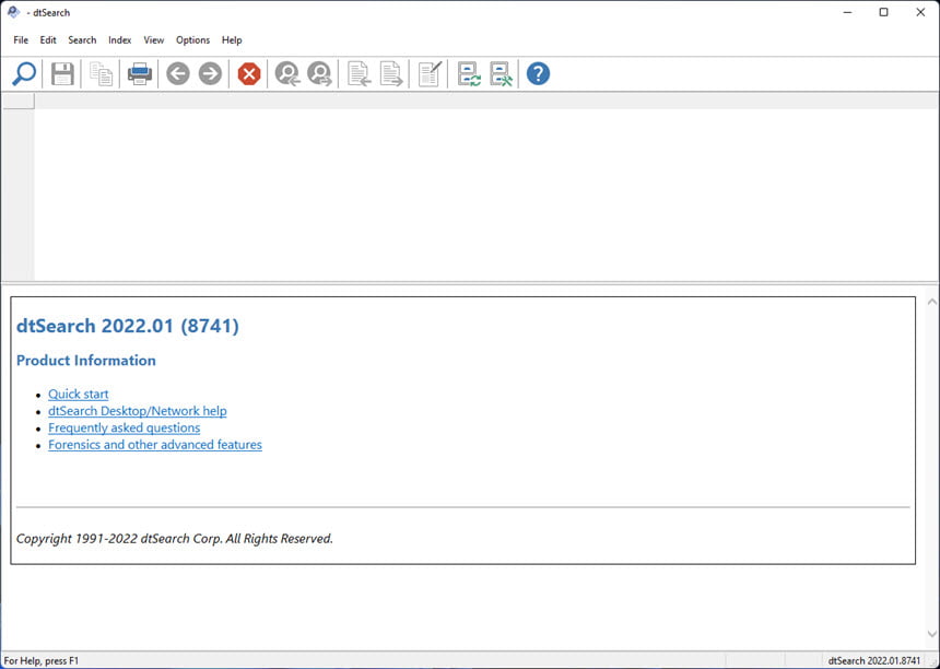 DtSearch Desktop / Engine 2024.02 โปรแกรมค้นหาเอกสาร / ข้อความ