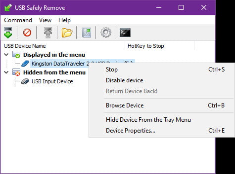 USB Safely Remove 7 ล่าสุด โปรแกรมจัดการและถอดอุปกรณ์ USB อย่างปลอดภัยและรวดเร็ว