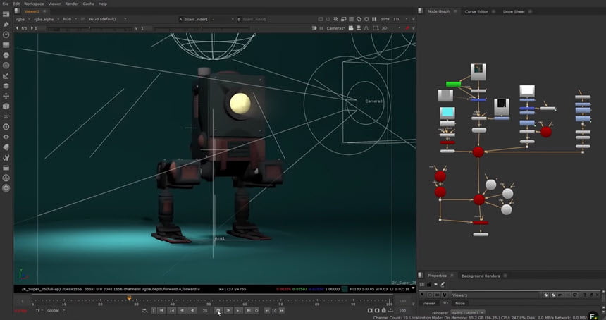 The Foundry Nuke Studio 16.0v8 โปรแกรม VFX Editor พร้อม VDO สอนติดตั้ง