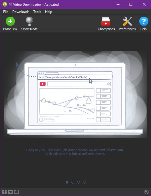 4K Video Downloader 4 ล่าสุด โปรแกรมดาวน์โหลด Youtube