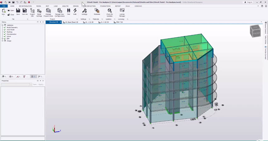 Tekla Structural Design Suite 2020 ล่าสุด TSD โปรแกรมวิเคราะห์และออกแบบอาคาร ฟรี