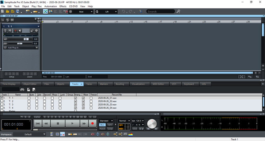 MAGIX Samplitude Pro X5 Suite โปรแกรม ตัดต่อเสียง ครบวงจร ฟรี ล่าสุด