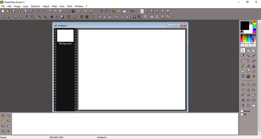 PhotoFiltre Studio X 10 ล่าสุด โปรแกรม แต่งรูป รีทัชรูป ไฟล์เล็ก ใช้ง่าย ฟรี