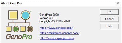 GenoPro 2020 ล่าสุด โปรแกรม สร้างแผนภาพครอบครัว วงศ์ตระกูล และจีโนม ฟรี