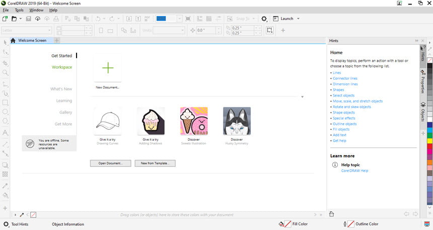 CorelDRAW Technical Suite 2019 ล่าสุด ชุดโปรแกรมออกแบบกราฟิก เวกเตอร์ ฟรี โปรแกรม