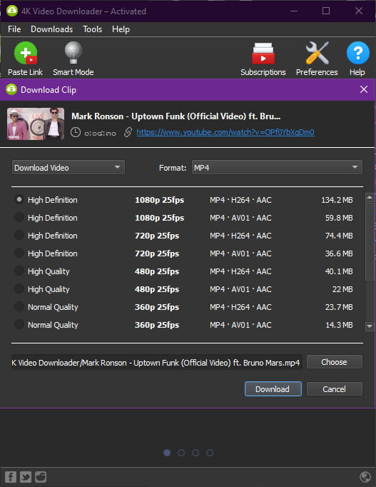 4K Video Downloader 4 ล่าสุด โปรแกรมดาวน์โหลด Youtube