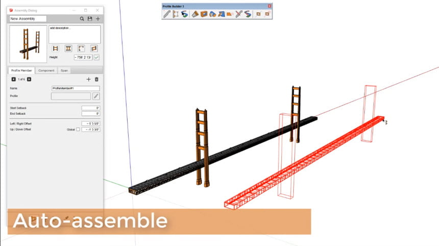 Profile Builder 4 for SketchUp 2021 ล่าสุด-2024 ปลั๊กอิน SketchUp ภาษาไทย โปรแกรม