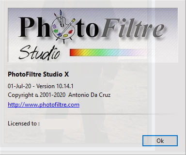 PhotoFiltre Studio X 10 ล่าสุด โปรแกรม แต่งรูป รีทัชรูป ไฟล์เล็ก ใช้ง่าย ฟรี