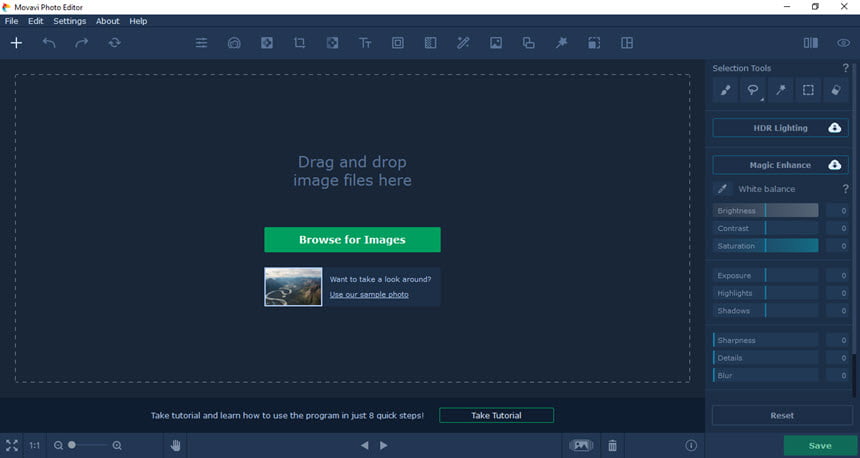 Movavi Photo Editor โปรแกรมแต่งรูป แก้ไขภาพถ่าย ฟรี ล่าสุด