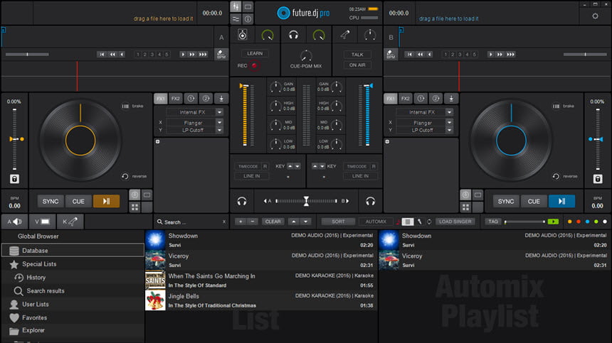 XYLIO Future DJ Pro 2.2 โปรแกรม DJ มิกซ์เพลง สไตล์ดีเจ
