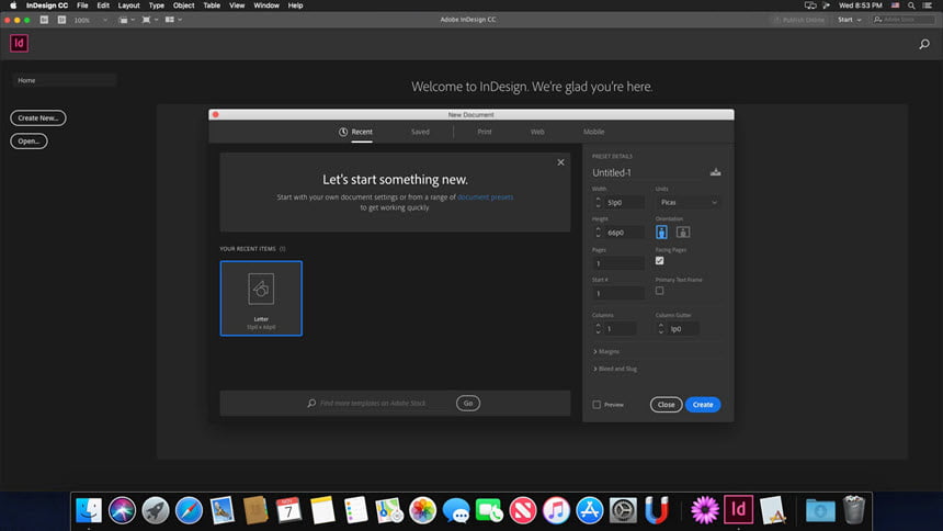 Adobe InDesign CC 2020 ล่าสุด (macOS) สำหรับ macOS ฟรี โปรแกรม