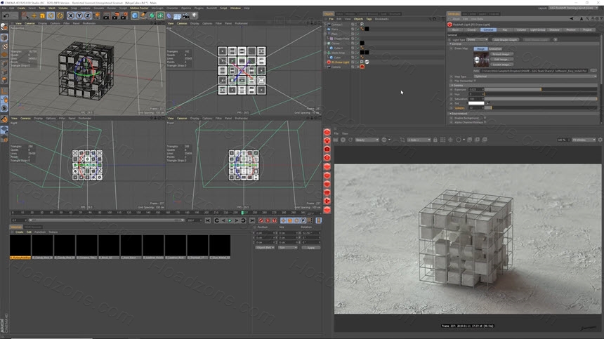 Redshift Renderer 3 ล่าสุด for Maya / 3dsMax / Cinema4D / Blender / etc ปลั๊กอินเรนเดอร์ 3D โปรแกรม