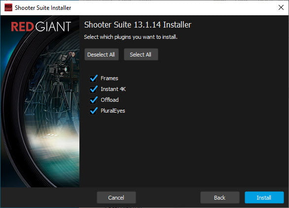 Red Giant Shooter Suite (Win/macOS) ชุดปลั๊กอินสำหรับ After Effects / Premiere Pro ฟรี ล่าสุด โปรแกรม